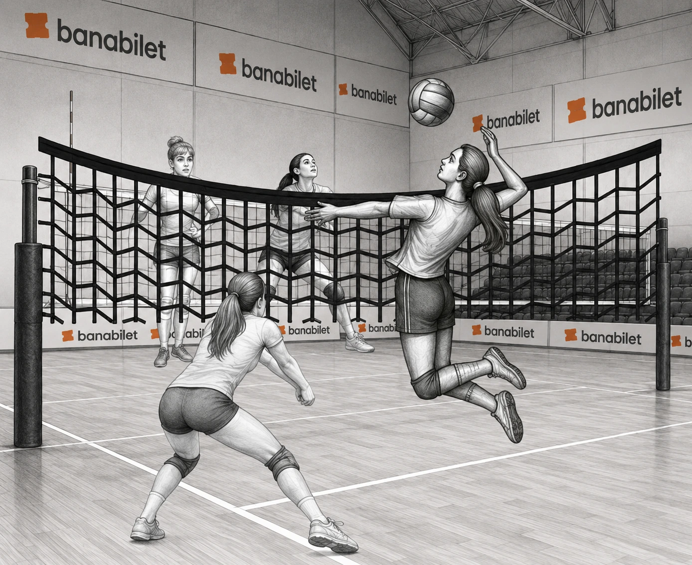 Voleybolun Gerçek Heyecanı Nerede Yaşanır? Tribün Deneyimi mi, Televizyon Keyfi mi? - Banabilet Blog