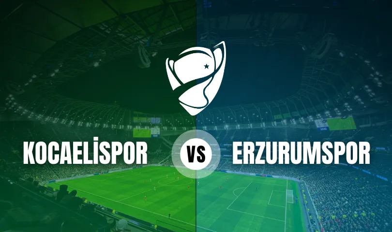Kocaelispor - Erzurumspor Ziraat Türkiye Kupası